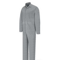 Red Kap Men's Button-Front Cotton Coverall - Navy Blue